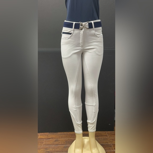 Equestrian Show Pants Andy Breechess Sil Seat Ladies - Picture 1 of 4